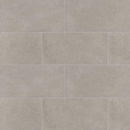Materika 12&quot; x 24&quot; Matte Porcelain Floor and Wall Tile in Greige