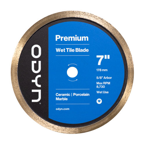 Odyn 7 in. Premium Wet Tile Blade