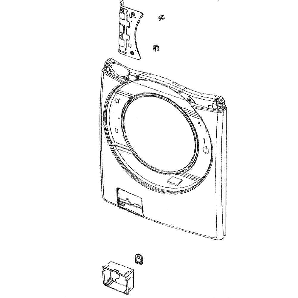 Washer Front Panel Assembly