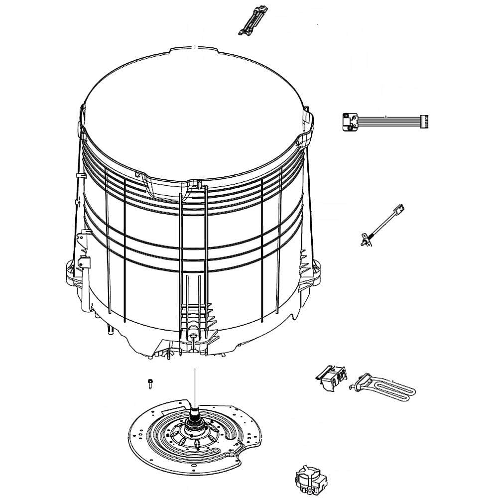 Washer Outer Tub Assembly