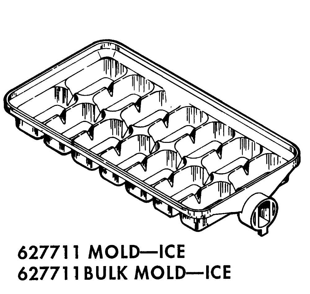 Refrigerator Ice Maker Ice Mold