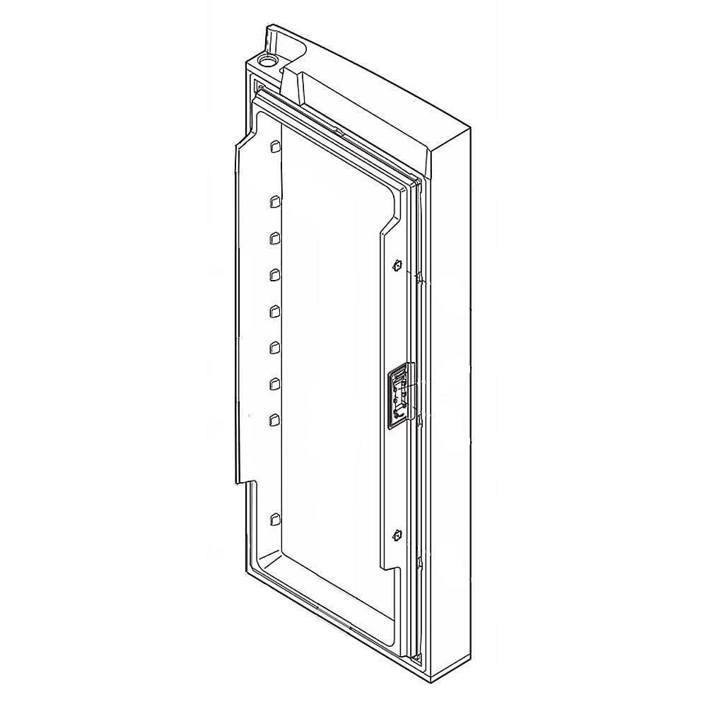 Refrigerator Door Assembly, Right (Black Stainless)