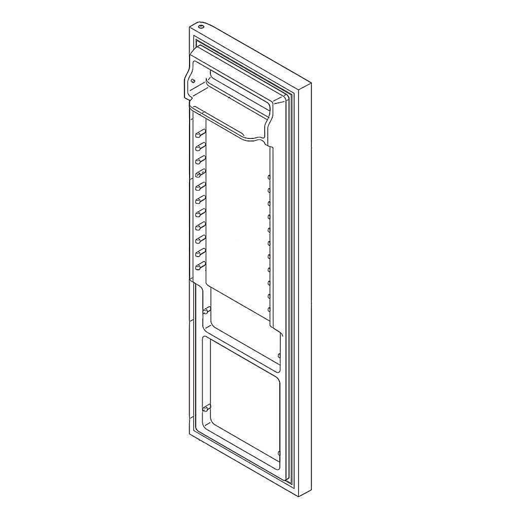 Refrigerator Door Assembly (Black Stainless)