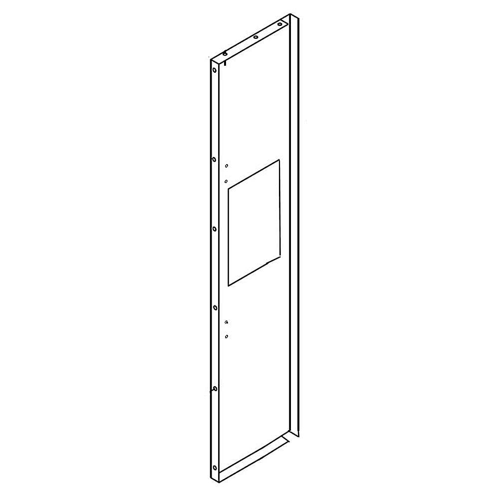 Refrigerator Freezer Door Outer Panel (Stainless)