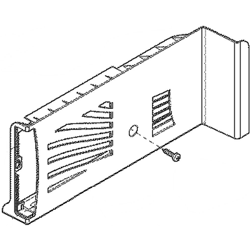 Refrigerator Air Duct Diffuser and Air Filter Housing