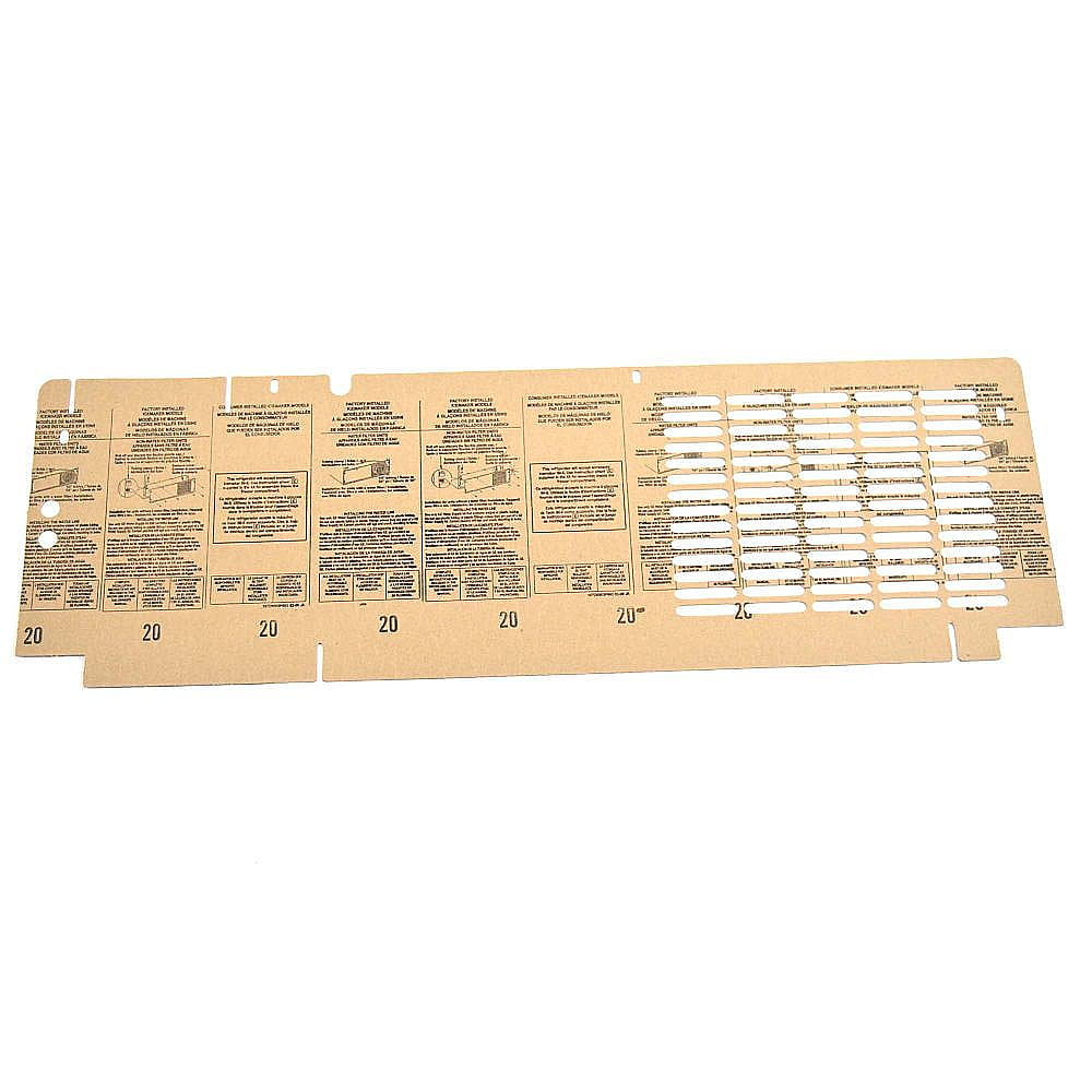 Refrigerator Access Cover Assembly