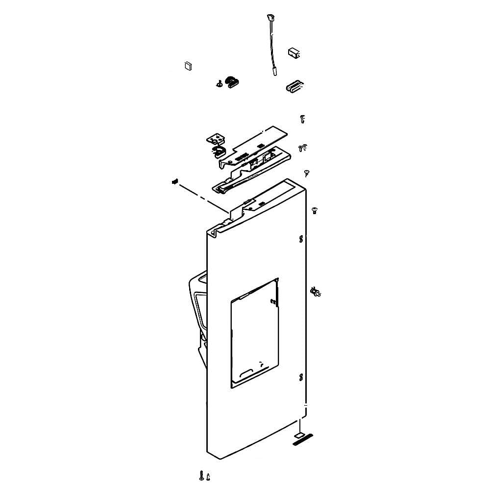 Refrigerator Door Assembly, Right