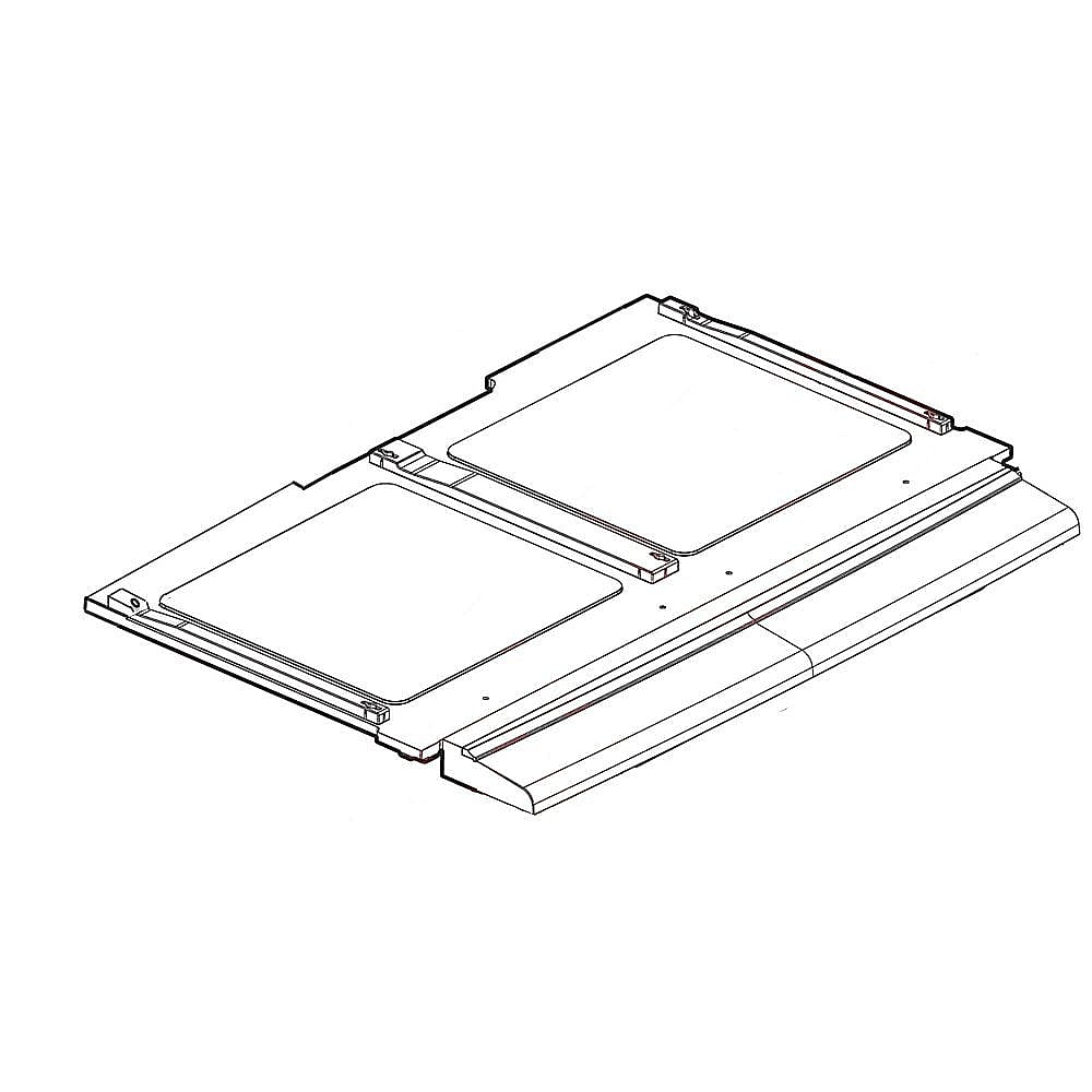 Refrigerator Pantry Drawer Cover Frame and Door Assembly