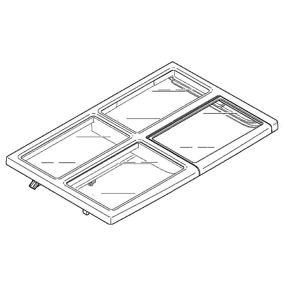 Refrigerator Slide-Out Shelf Assembly
