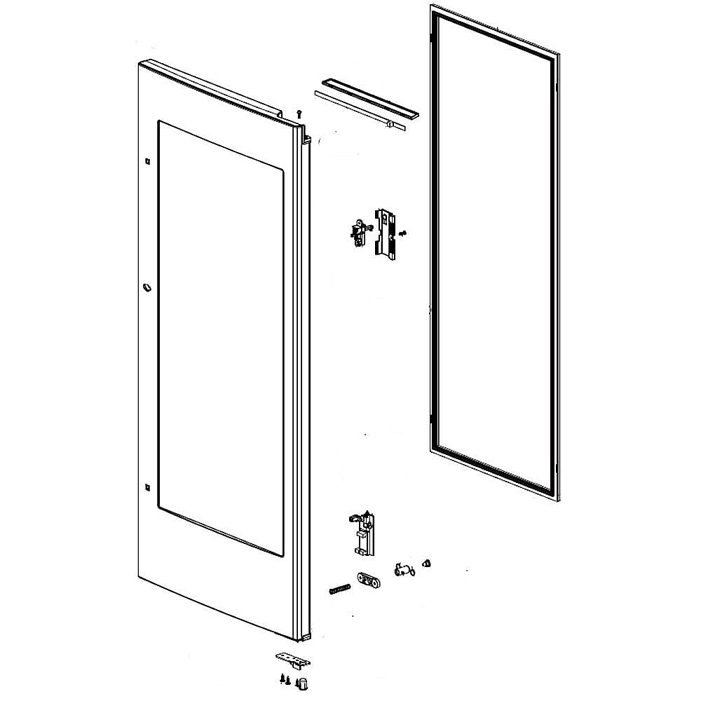 Refrigerator Convenience Door Outer Panel Assembly