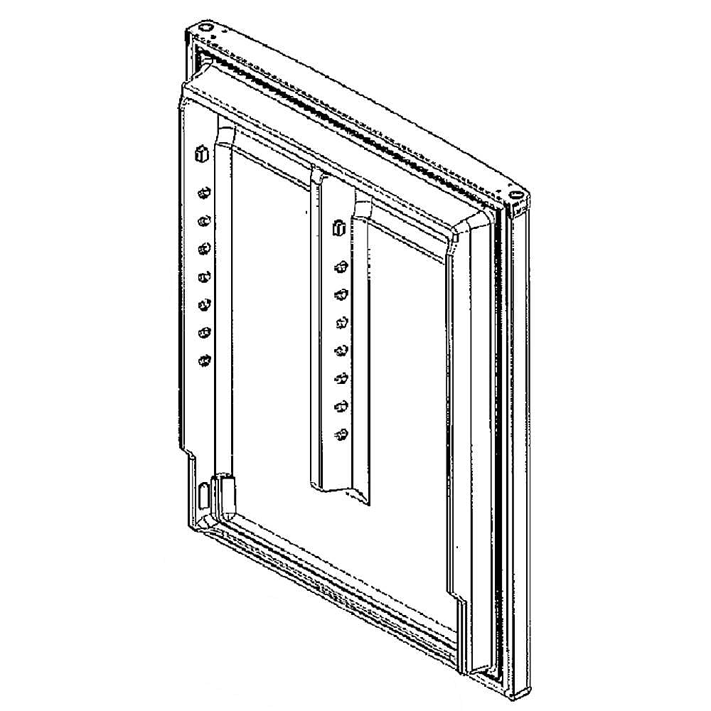 Refrigerator Door Assembly (Silver)