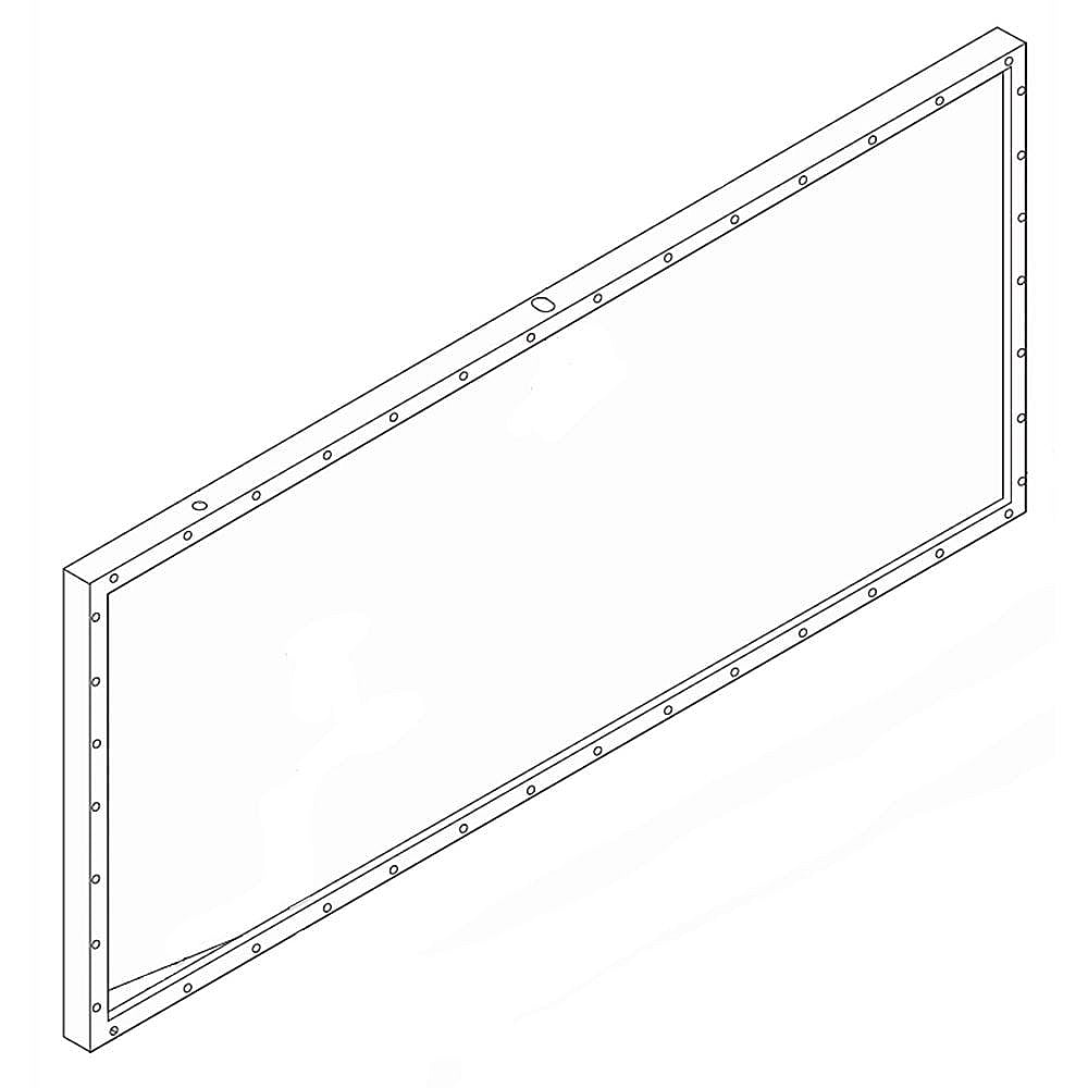 Freezer Lid Outer Panel (White)