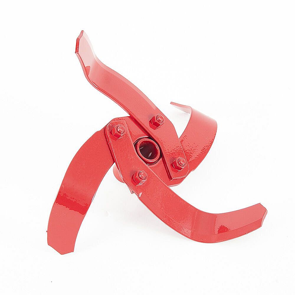 Tiller Outer Tine Assembly, Right (Liberty Red)