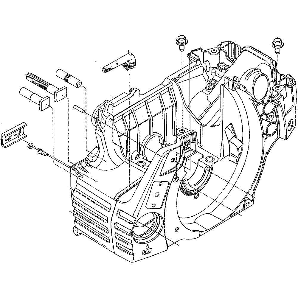 Chainsaw Engine Crankcase Assembly