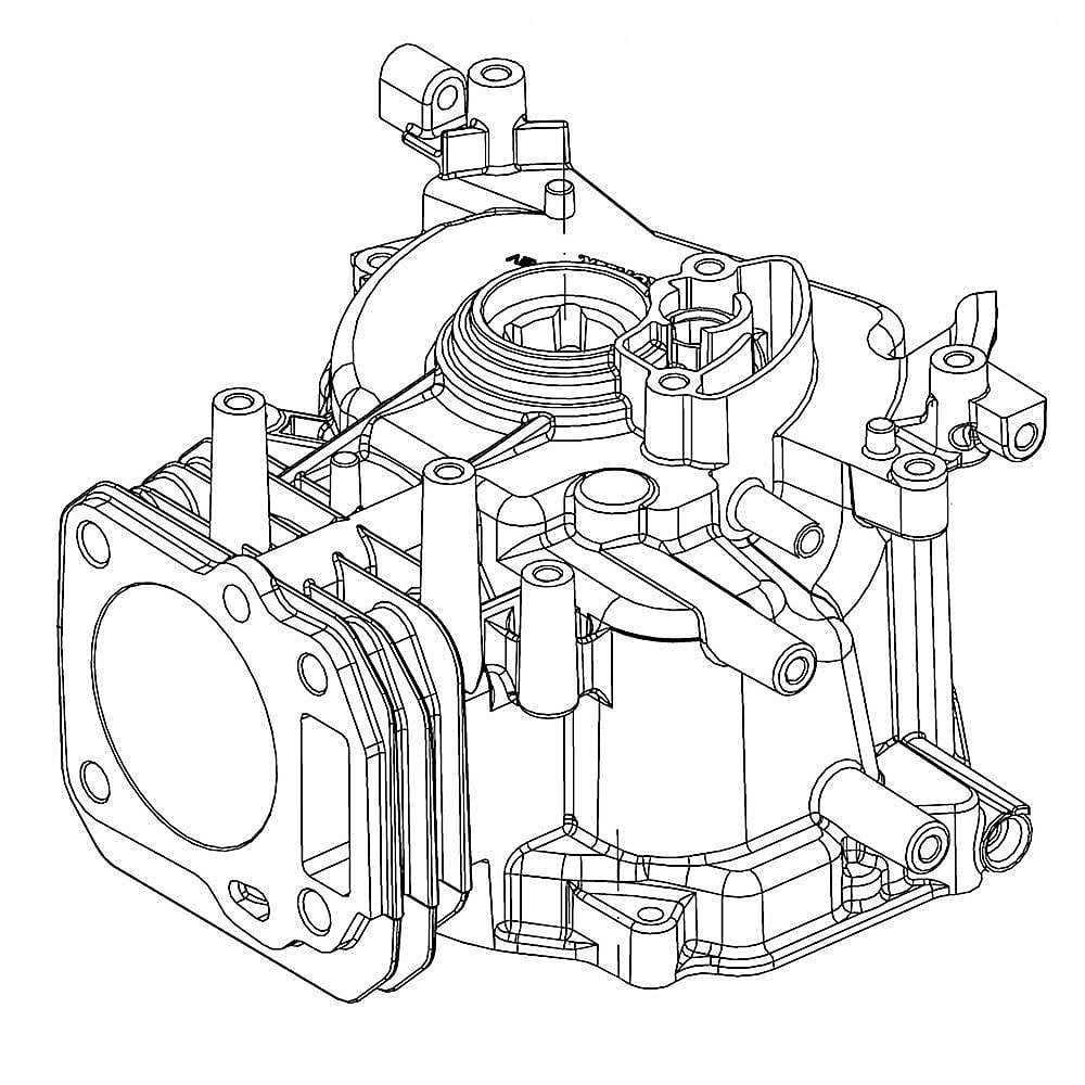 Lawn &amp; Garden Equipment Engine Crankcase Assembly
