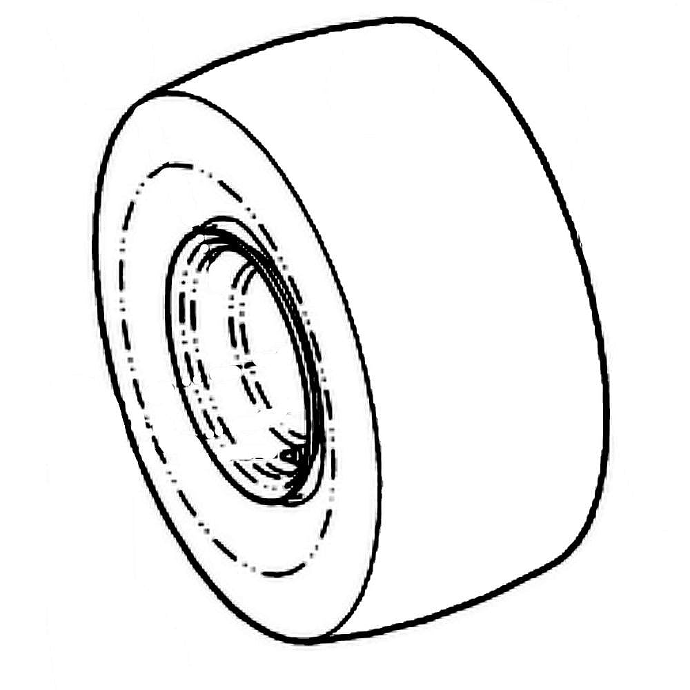 Lawn Tractor Wheel Assembly, Left
