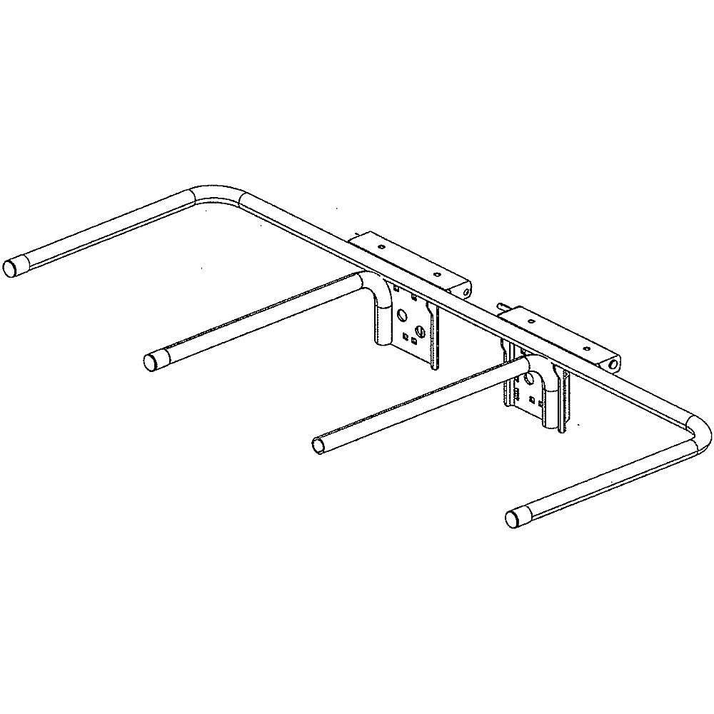 Lawn Tractor Bagger Attachment Frame