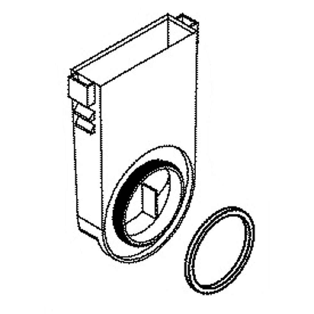 Dishwasher Water Inlet Port and Gasket