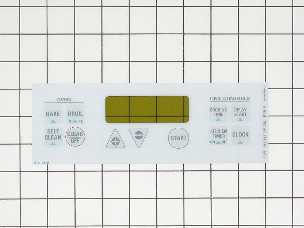 Range Control Panel and Overlay (White)