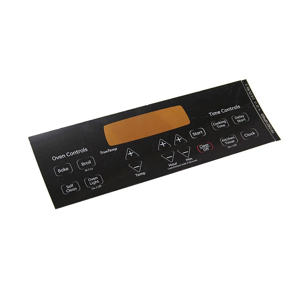 Wall Oven Control Faceplate