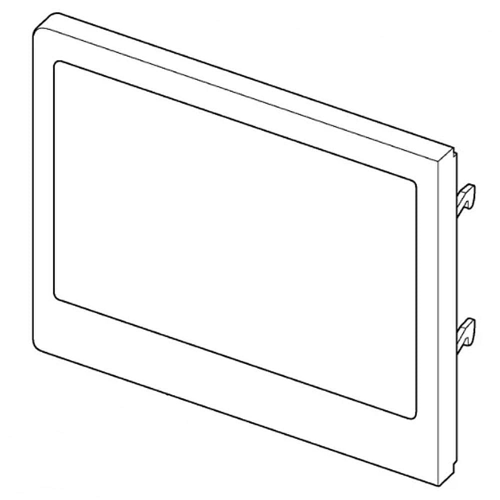 Wall Oven Microwave Door Assembly