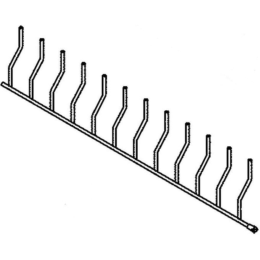 Dishwasher Fold-Down Tine Row (Gray)