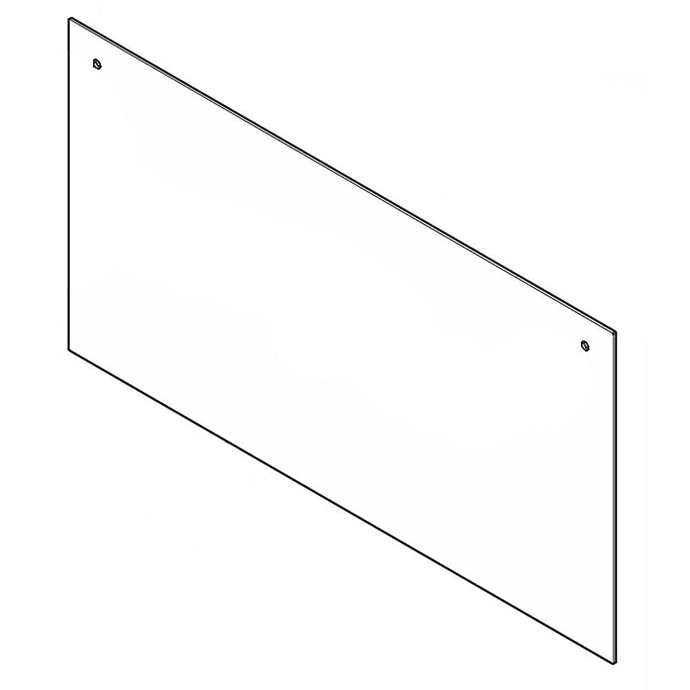 Range Lower Oven Door Outer Panel (White)