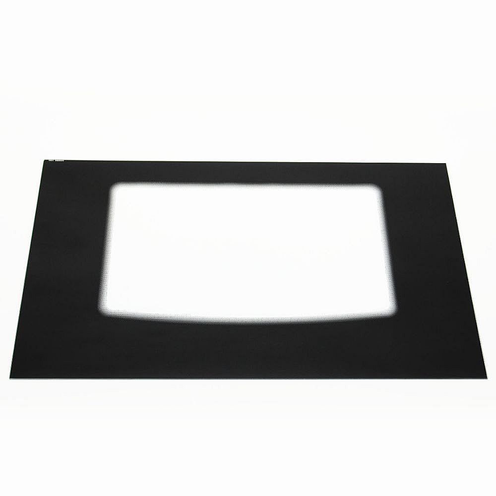 Range Oven Door Outer Glass (Black)