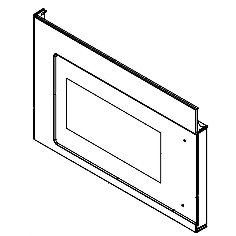 Microwave Door Outer Panel (Stainless)