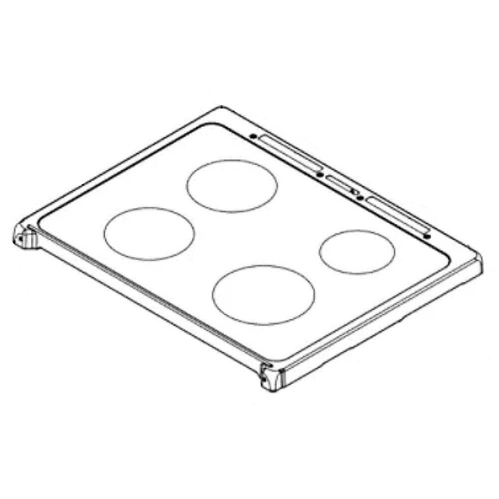 Range Main Top Assembly (Stainless)