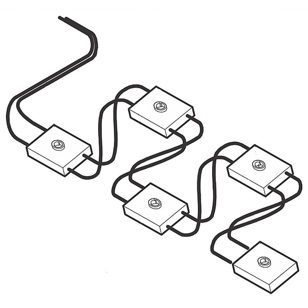 Cooktop Igniter Switch and Harness Assembly