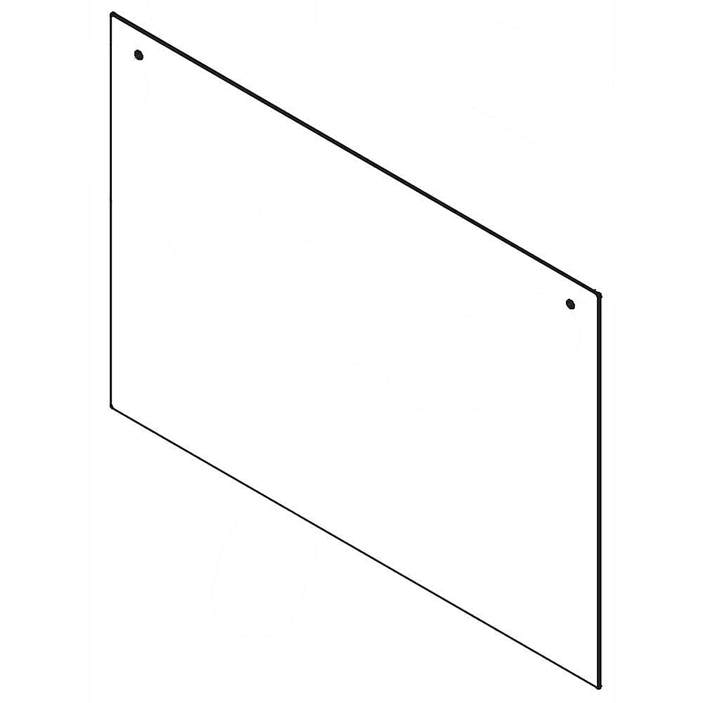 Wall Oven Door Outer Panel, Lower (White)