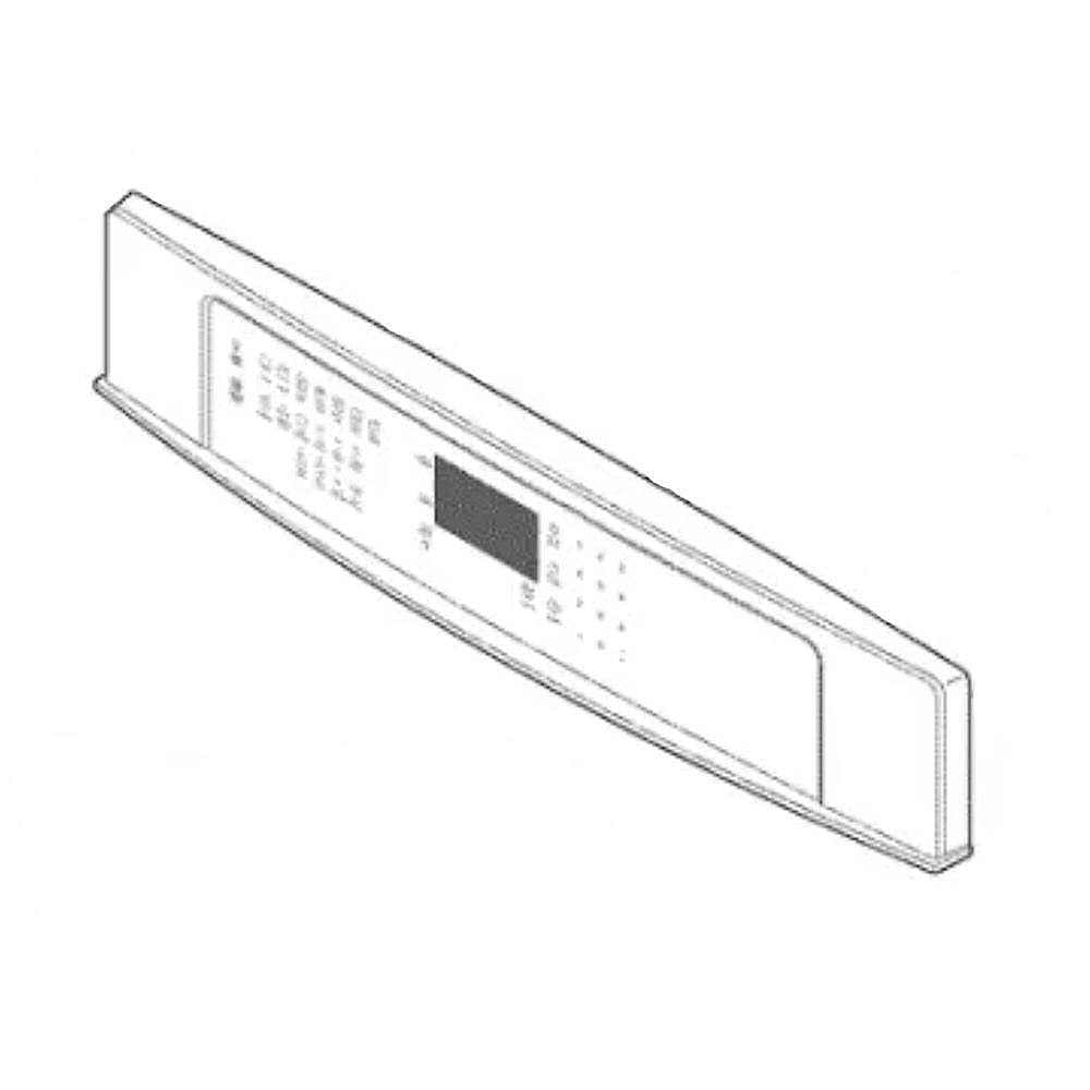 Wall Oven Control Panel Assembly (Black and Stainless)