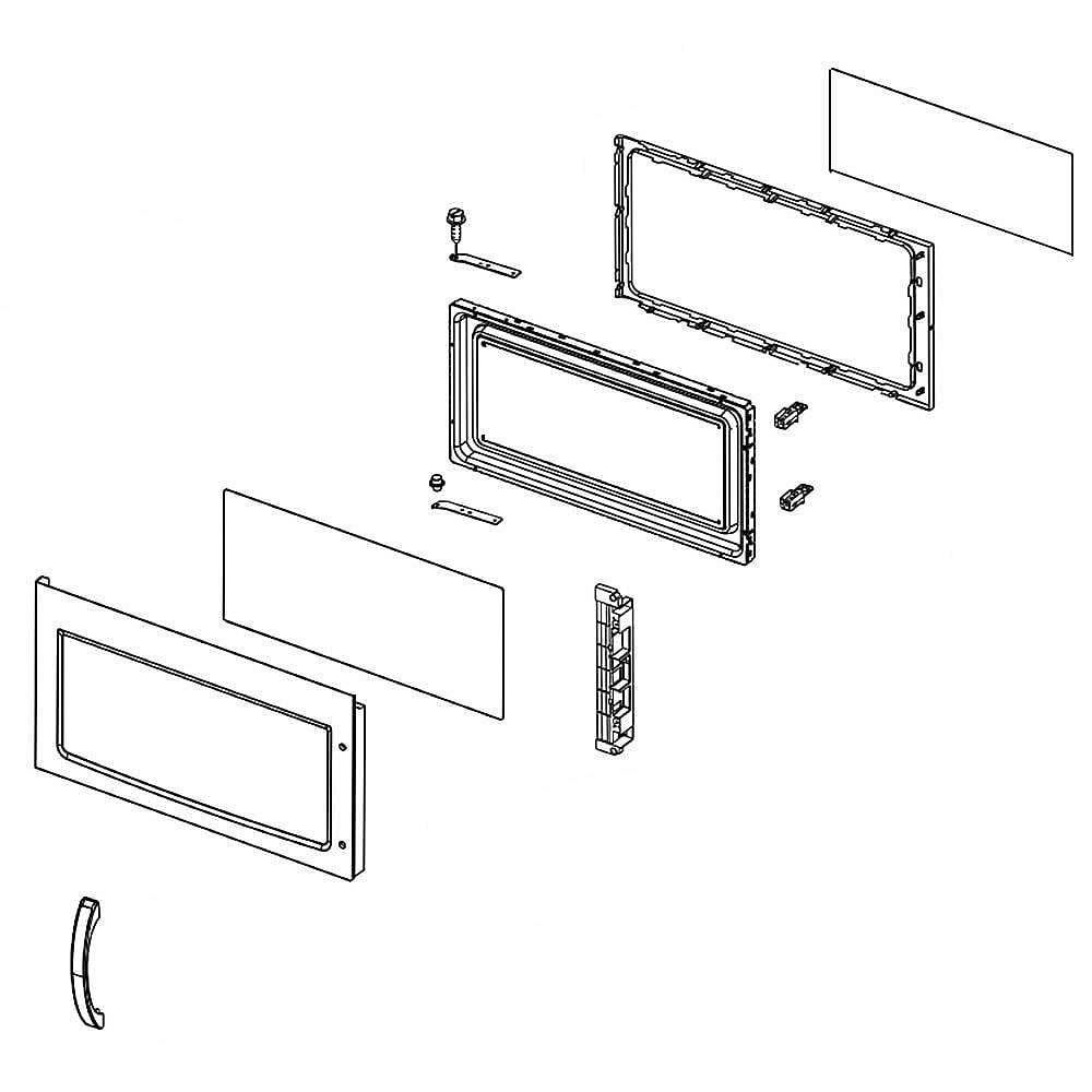 Microwave Door Assembly