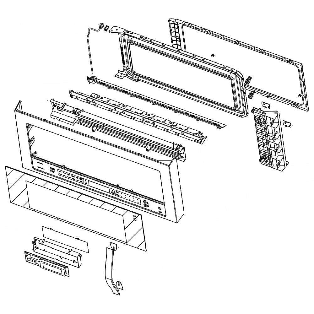Microwave Door Assembly
