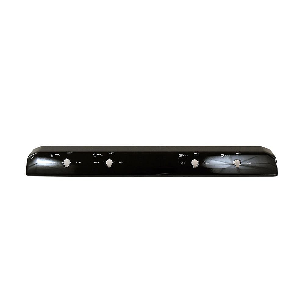 Range Surface Burner Manifold Panel (Black)