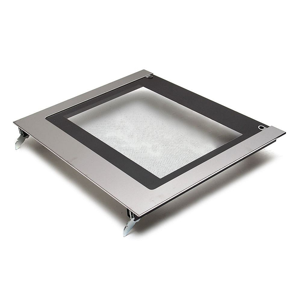 Wall Oven Door Outer Panel Assembly, Upper (Stainless)