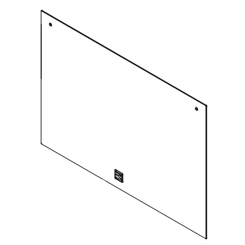 Wall Oven Door Outer Panel Assembly (White)
