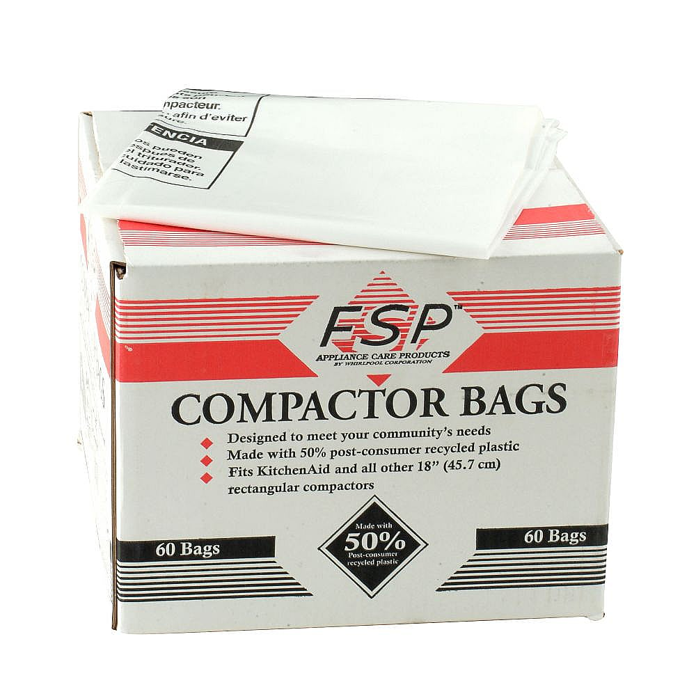 Trash Compactor Bag, 60-pack
