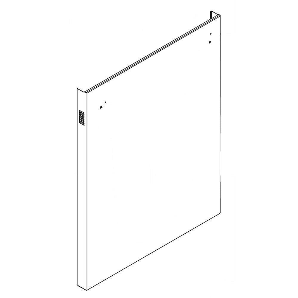 Dishwasher Door Outer Panel Assembly (White)