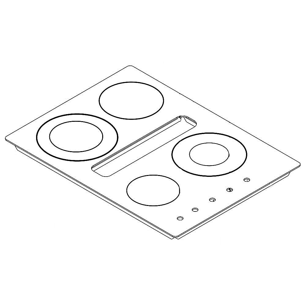 Cooktop Main Top (Frost White)