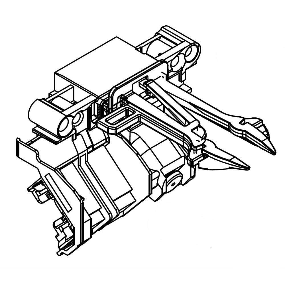 Dishwasher Door Latch Assembly