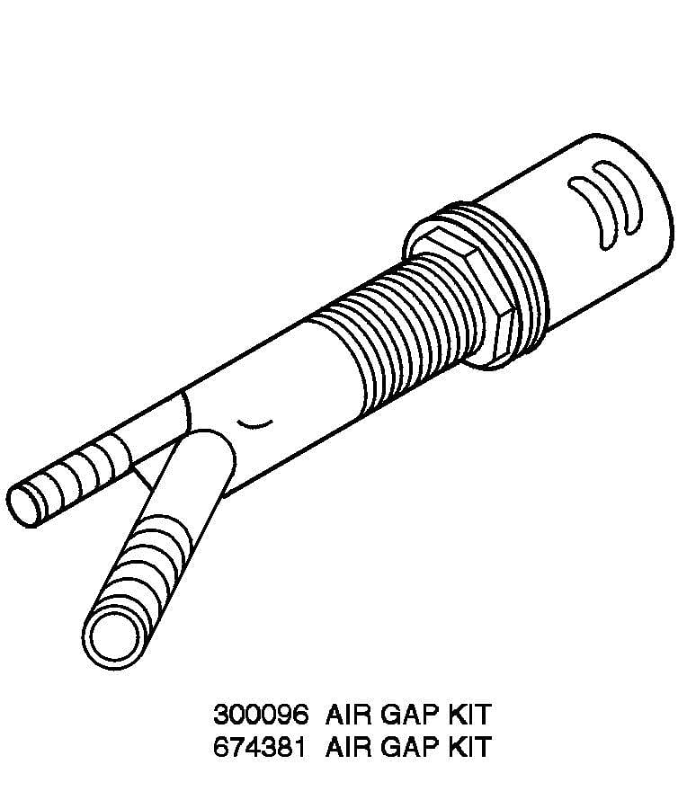 Dishwasher Air Gap Kit