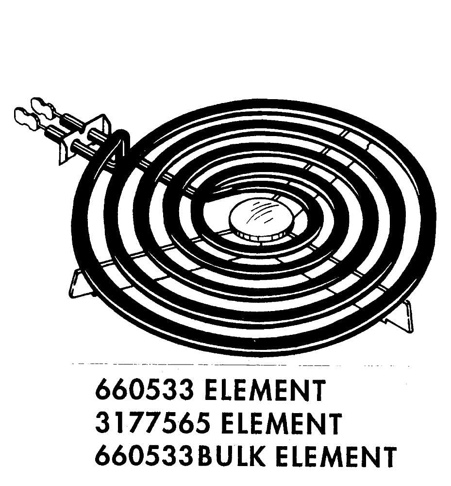 Cooktop Coil Element, 8-in