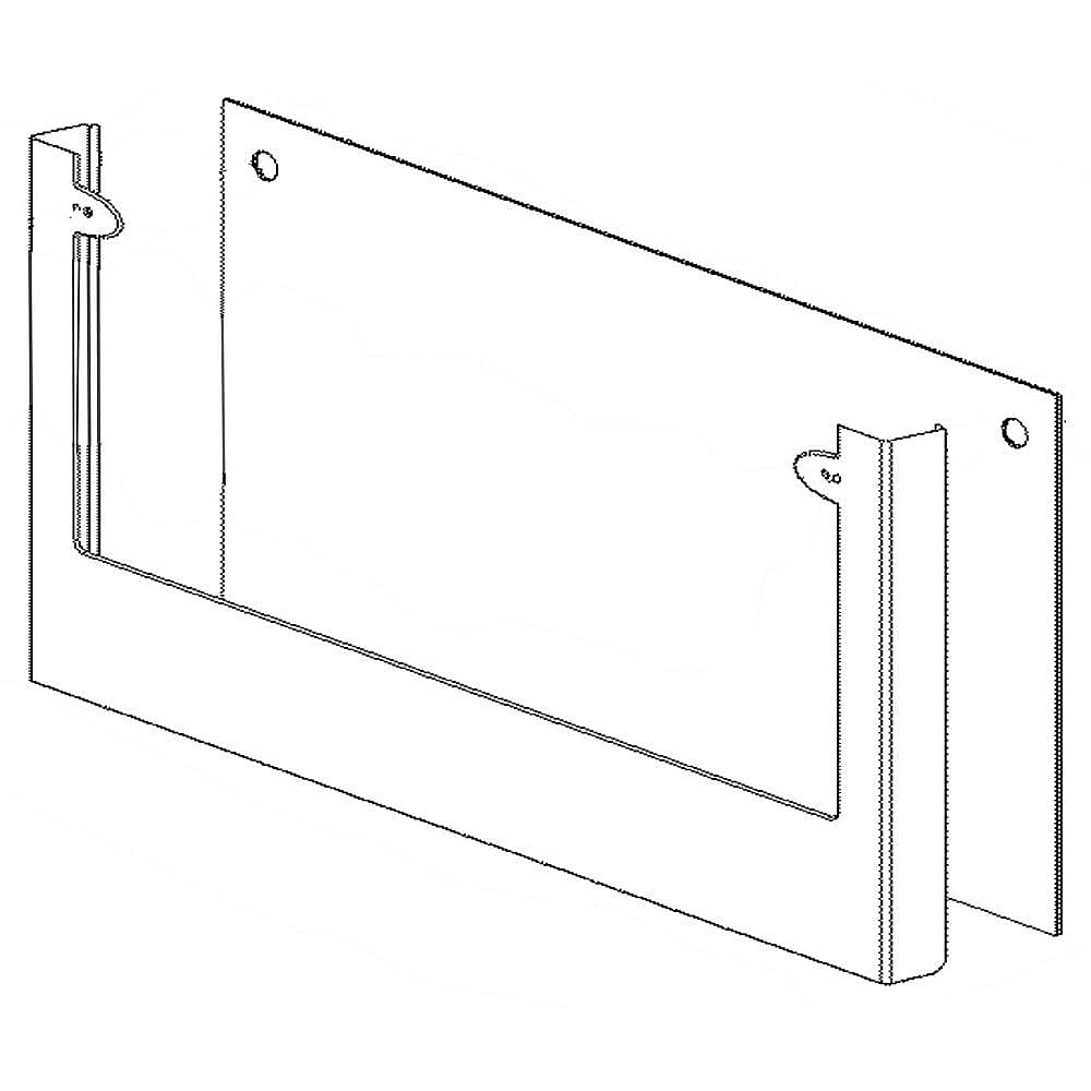 Range Oven Door Outer Panel, Lower