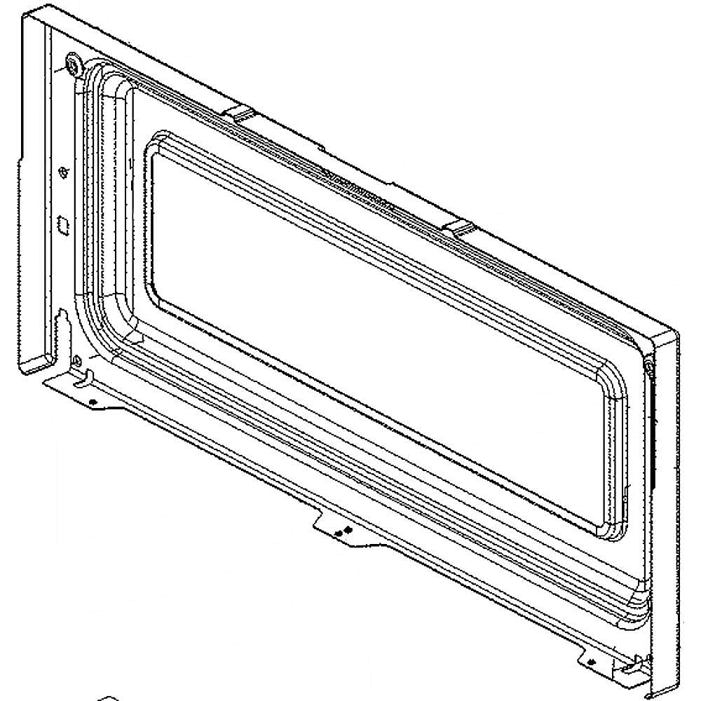 Range Upper Oven Door Glass Frame