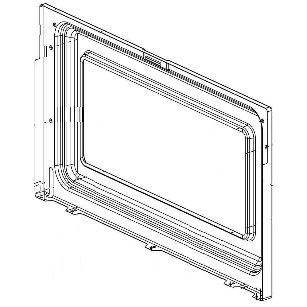 Range Lower Oven Door Glass Frame