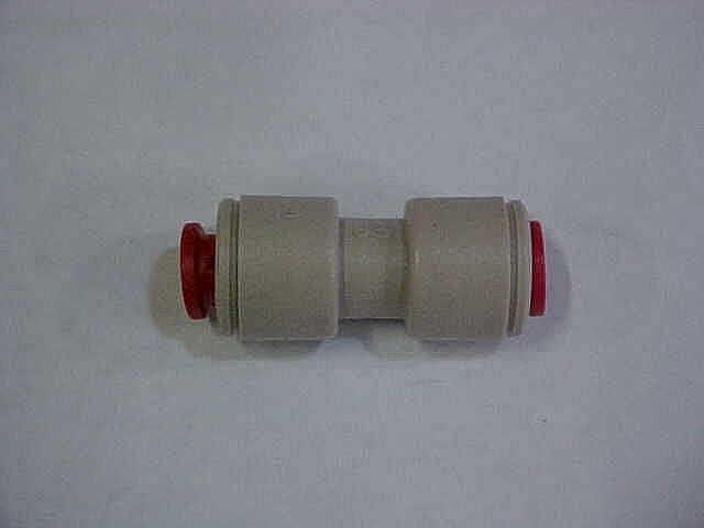 Reverse Osmosis System Water Line Connector, 1/4 x 1/4-in