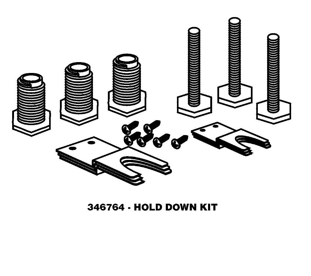 Dryer Hold-Down Kit