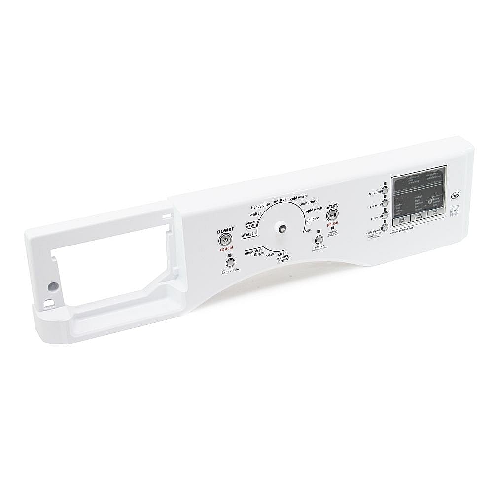 Washer Control Panel Assembly (White)